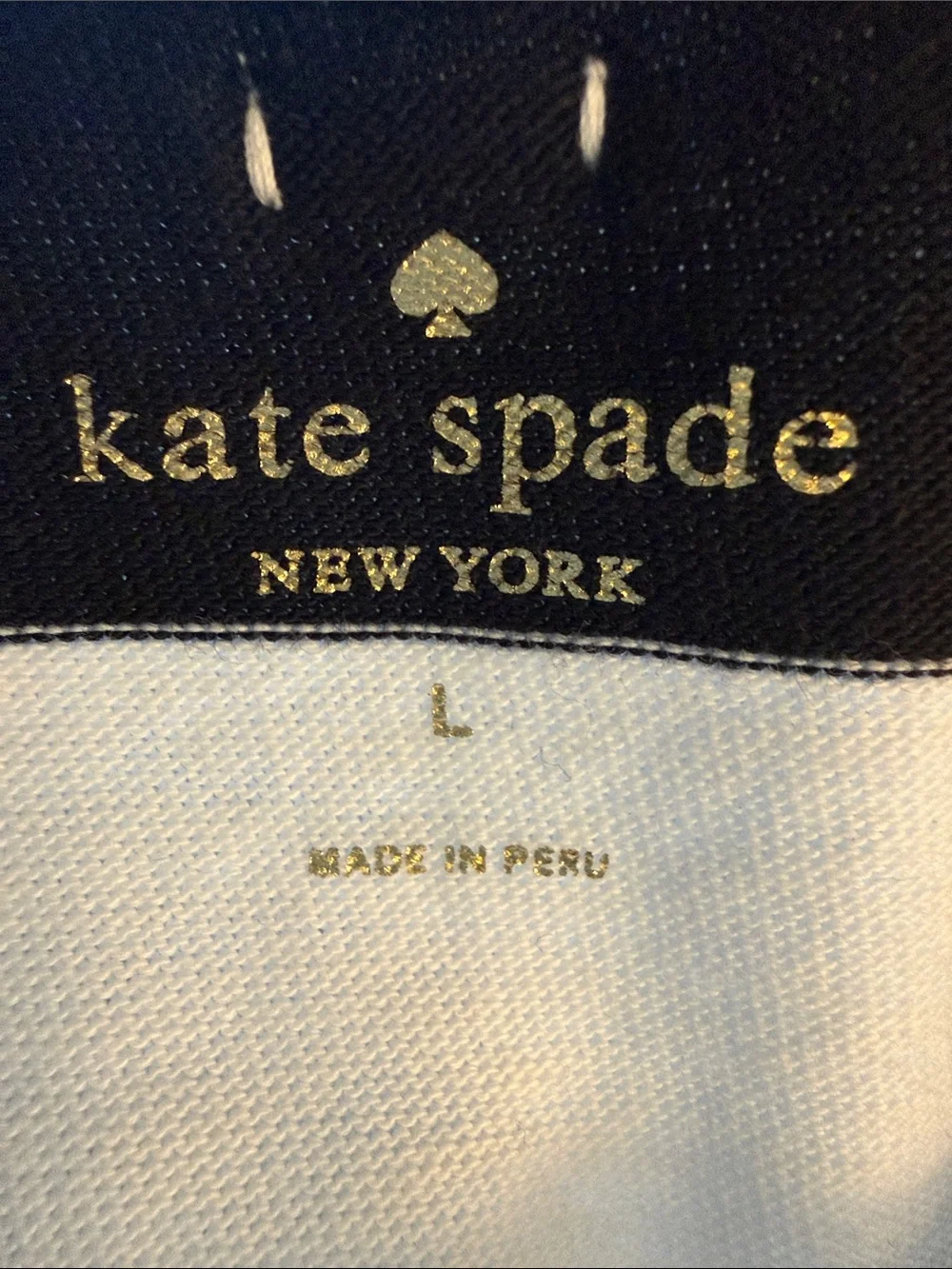 kate spade Black and White Wide Stripe Short-Sleeve Top
